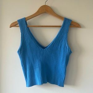 Madewell cropped knit tank top